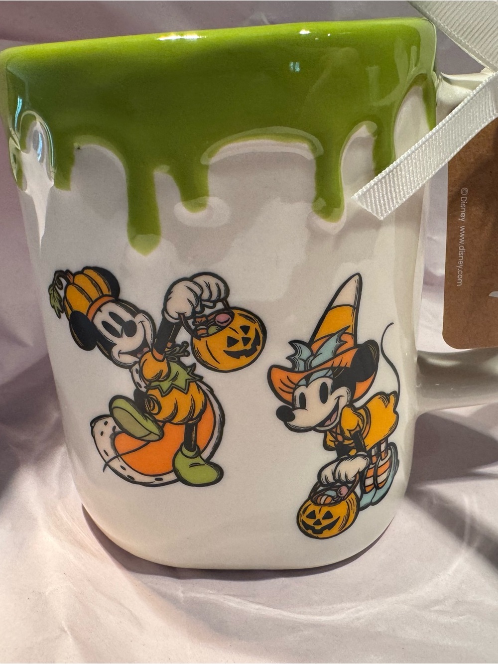 Rae Dunn Meets Disney: Halloween Mickey & Minnie Ceramic Mug